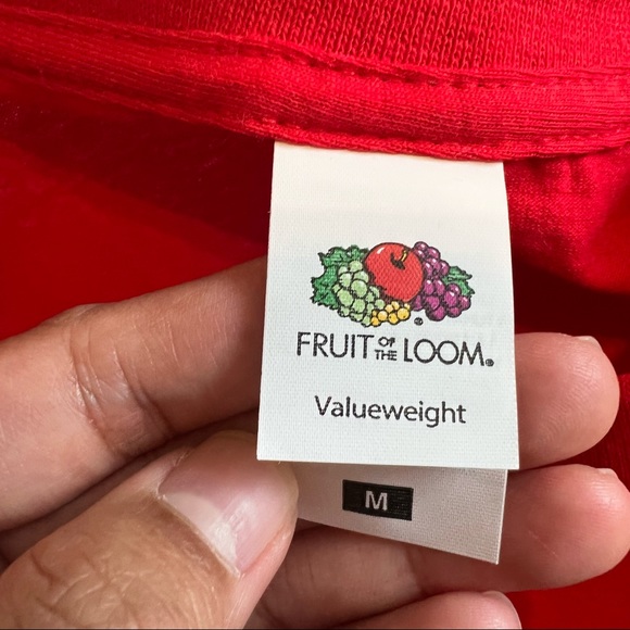 3 for $15 Fruit of the Loom Red España T-Shirt - Picture 7 of 8